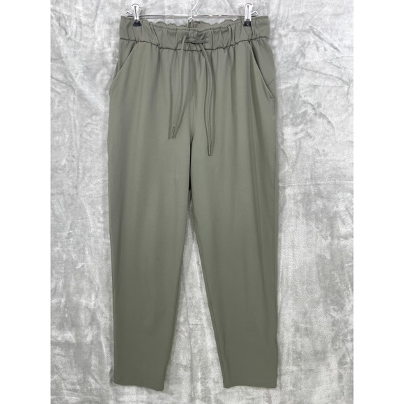 lululemon athletica Pants - Lululemon Women's Keep Moving Pants Size 8 Olive Green High-Rise Stretch LW5DCFS